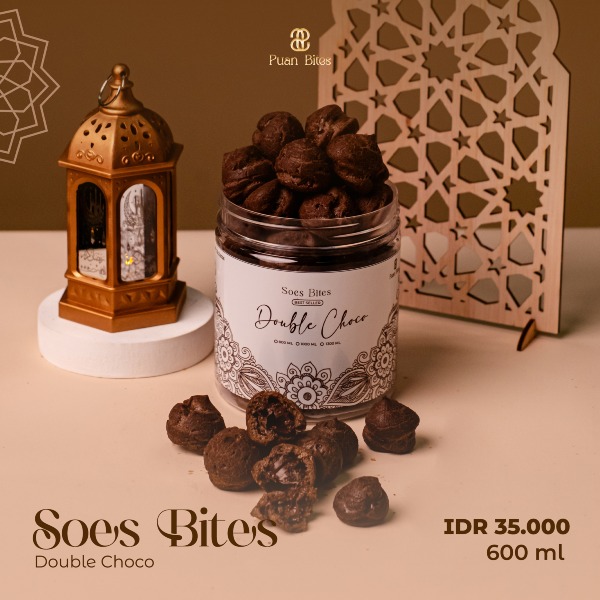 SOES BITES DOUBLE CHOCO 600 ml