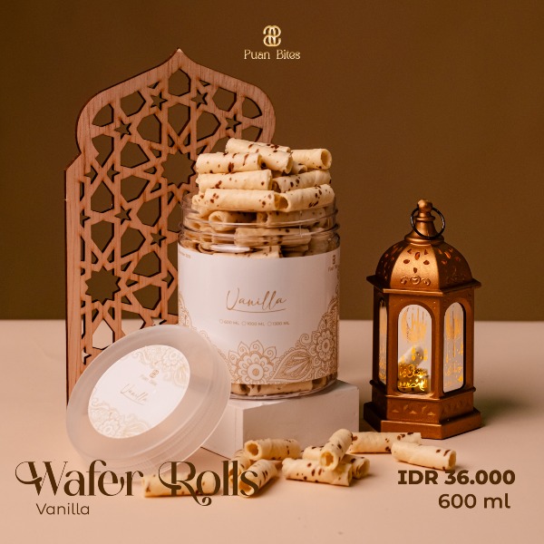 WAFER ROLLS VANILLA 600 ml