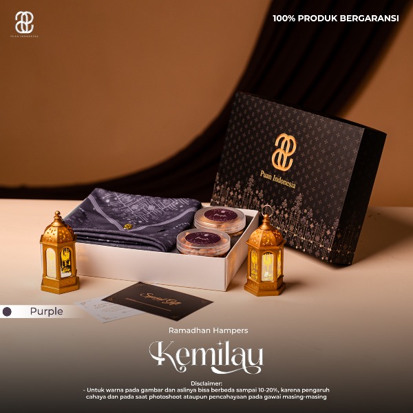 Kemilau Hampers Paket Scraf Purple
